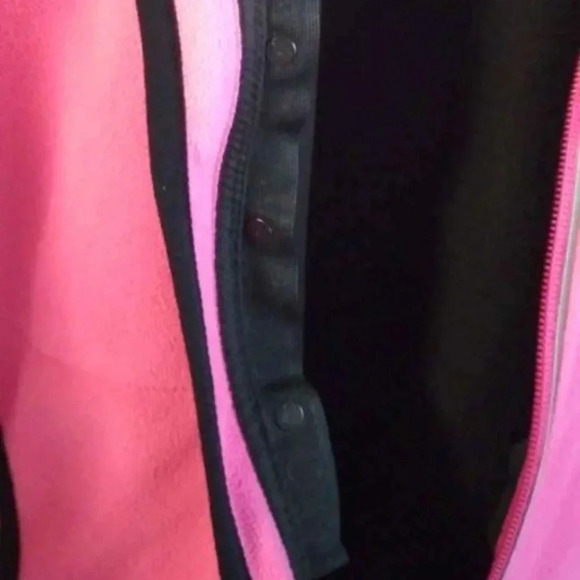 Polarn O. Pyret pink ECO WIND FLEECE JACKET size 11-12 years - Picture 8 of 9